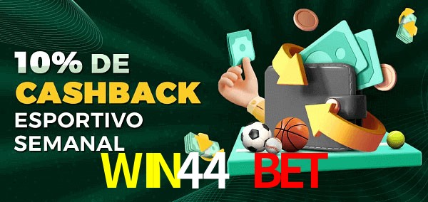 10% de bônus de cashback na WIN44 BET