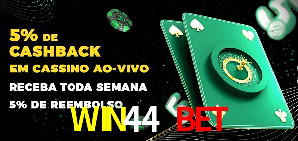 Promoções do cassino ao Vivo WIN44 BET
